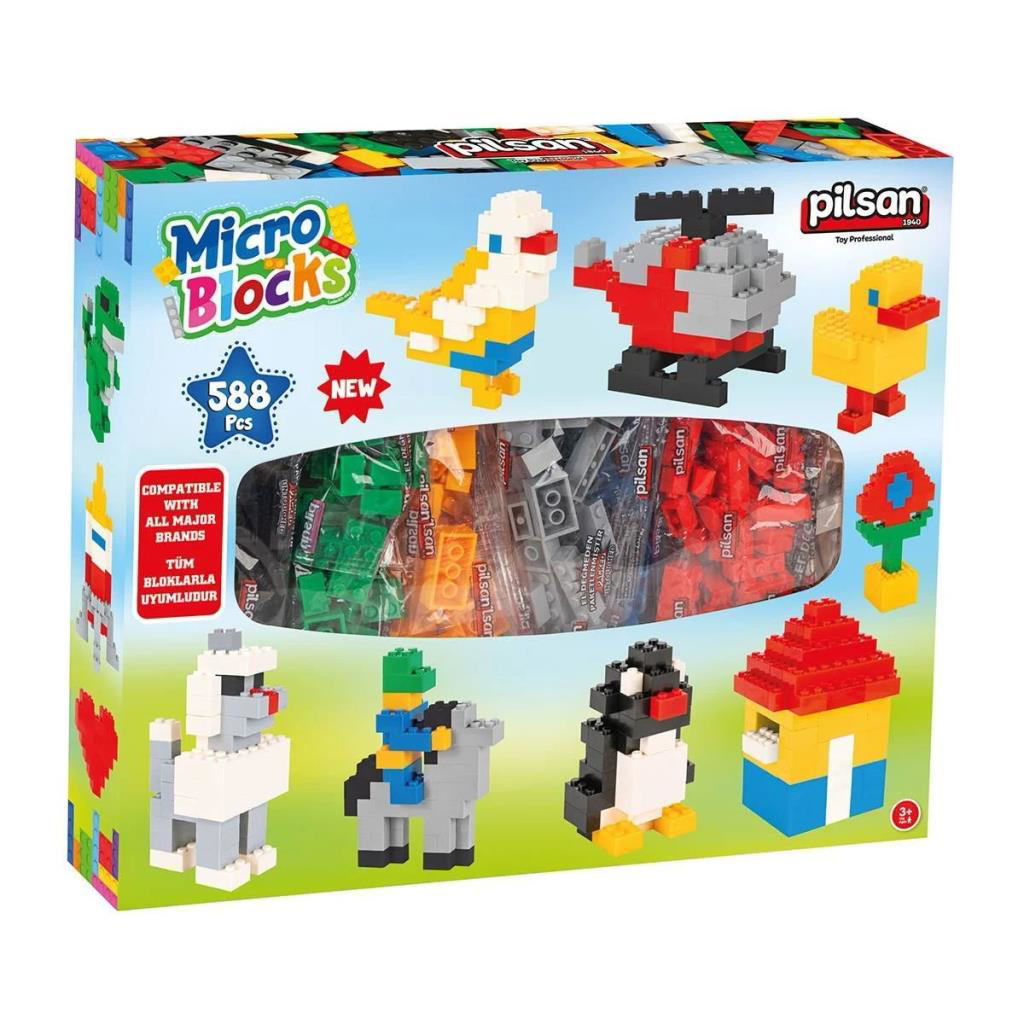 Nessiworld 03 492 Pilsan Mikro Bloklar 588 Parça Kutulu Nessiworld 03 492 Pilsan Mikro Bloklar 588 Parça Kutulu