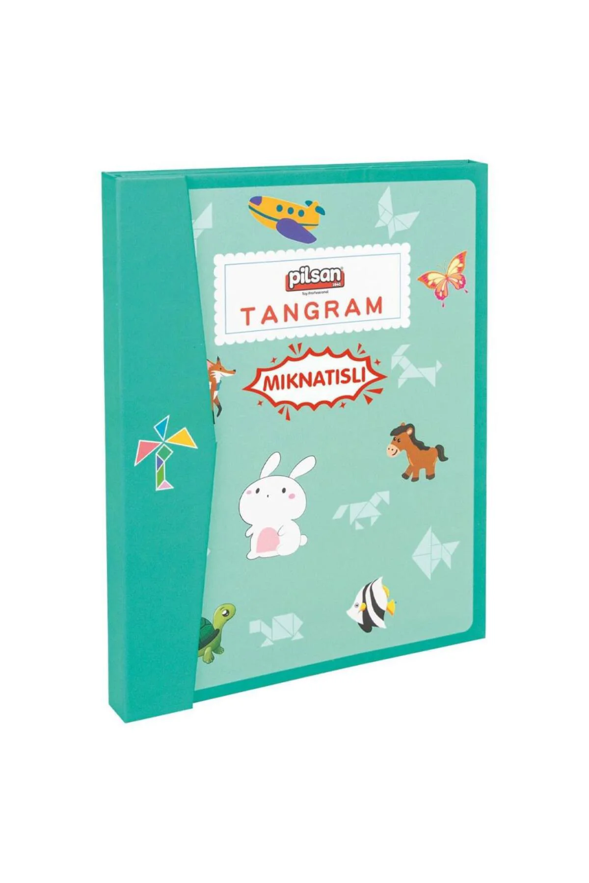 Nessiworld 03 569 Ahşap Manyetik Tangram -pilsan Oyuncak