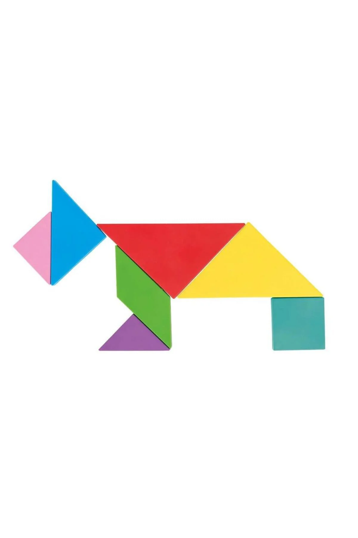 Nessiworld 03 569 Ahşap Manyetik Tangram -pilsan Oyuncak