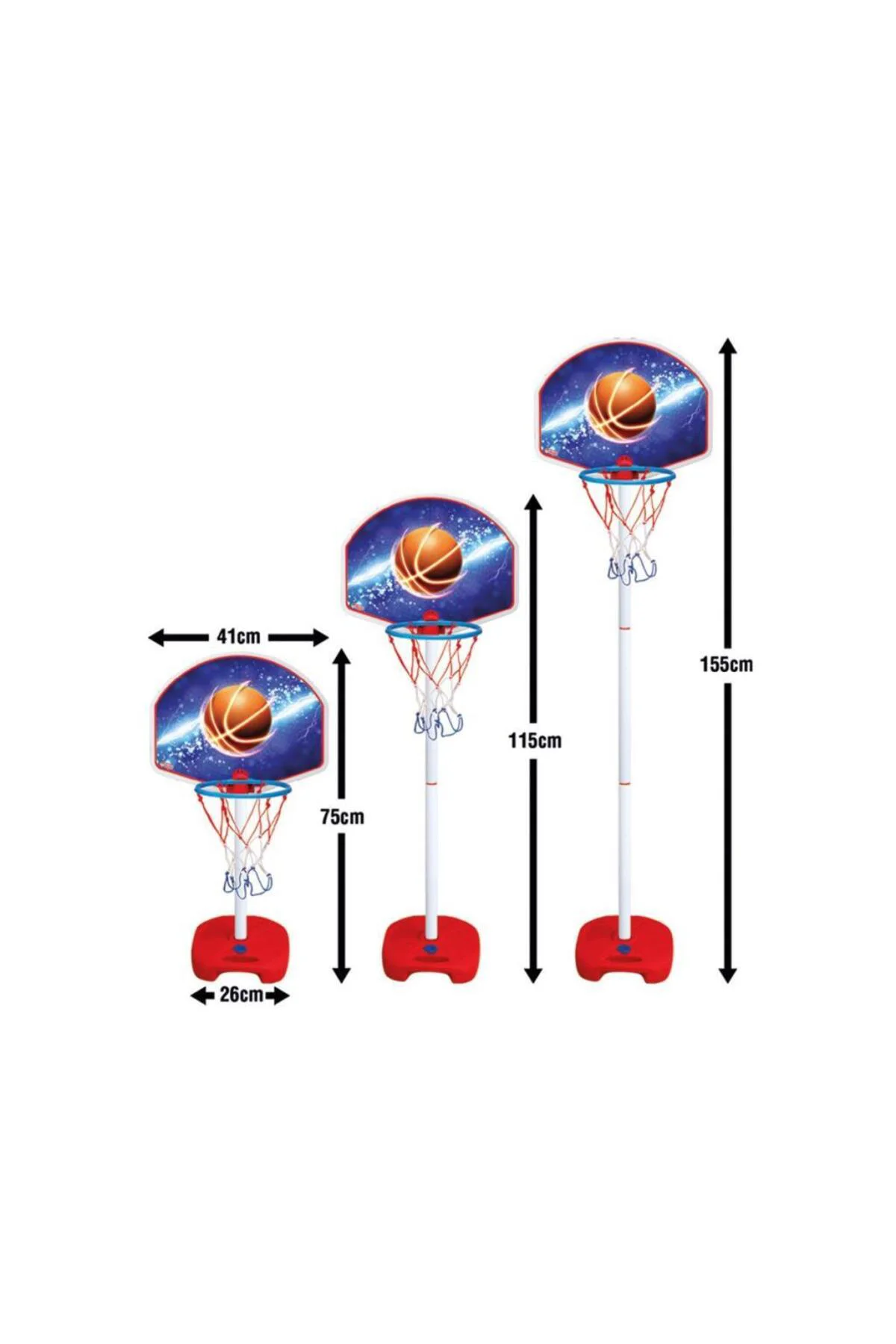 Nessiworld 03407 Dede Ayaklı Basket Potası