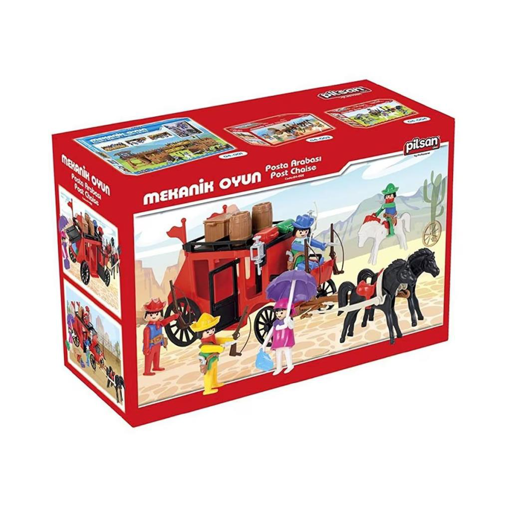 Nessiworld 04 002 Mini Mekanik Seri 2 Posta Arabası -Pilsan Oyunc