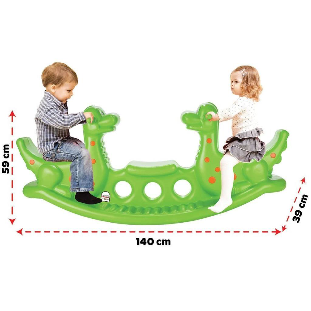 Nessiworld 06 147 Dino Tahterevalli Açık Yeşil -Pilsan Oyuncak Nessiworld 06 147 Dino Tahterevalli Açık Yeşil -Pilsan Oyuncak