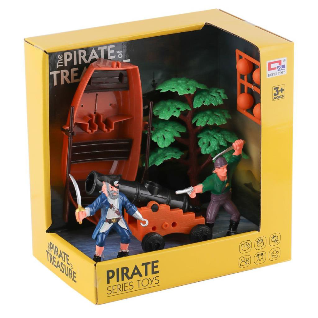 Nessiworld 0807-27 Top Atan Kayıklı korsan Seti -Birliktoys Nessiworld 0807-27 Top Atan Kayıklı korsan Seti -Birliktoys