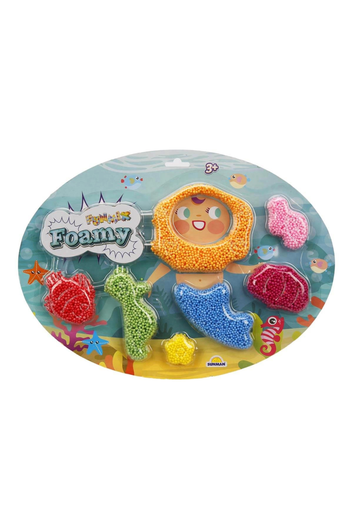 Nessiworld  1003565 Funmix Foamy Renkli Dünyalar Slime -Sunman