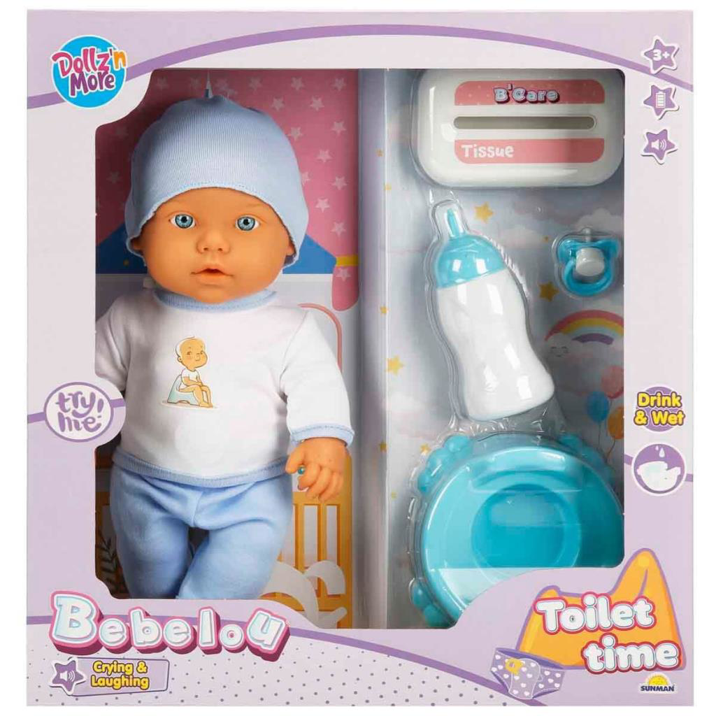 Nessiworld 1030141 Sesli Bebelou Tuvalet Zamanı Bebek Seti 32 cm Nessiworld 1030141 Sesli Bebelou Tuvalet Zamanı Bebek Seti 32 cm