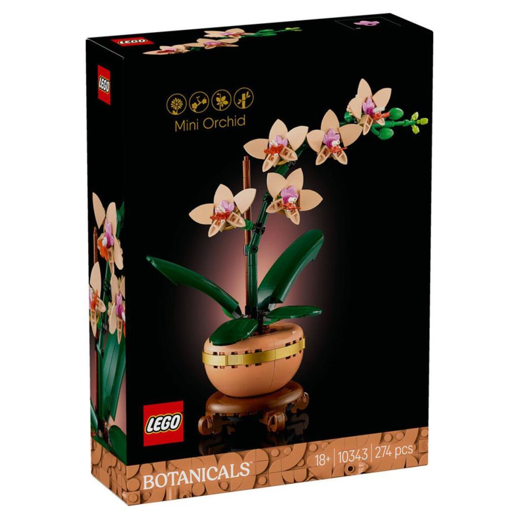 Nessiworld 10343 Lego iconic Botanicals Mini Orkide 274 parça +18