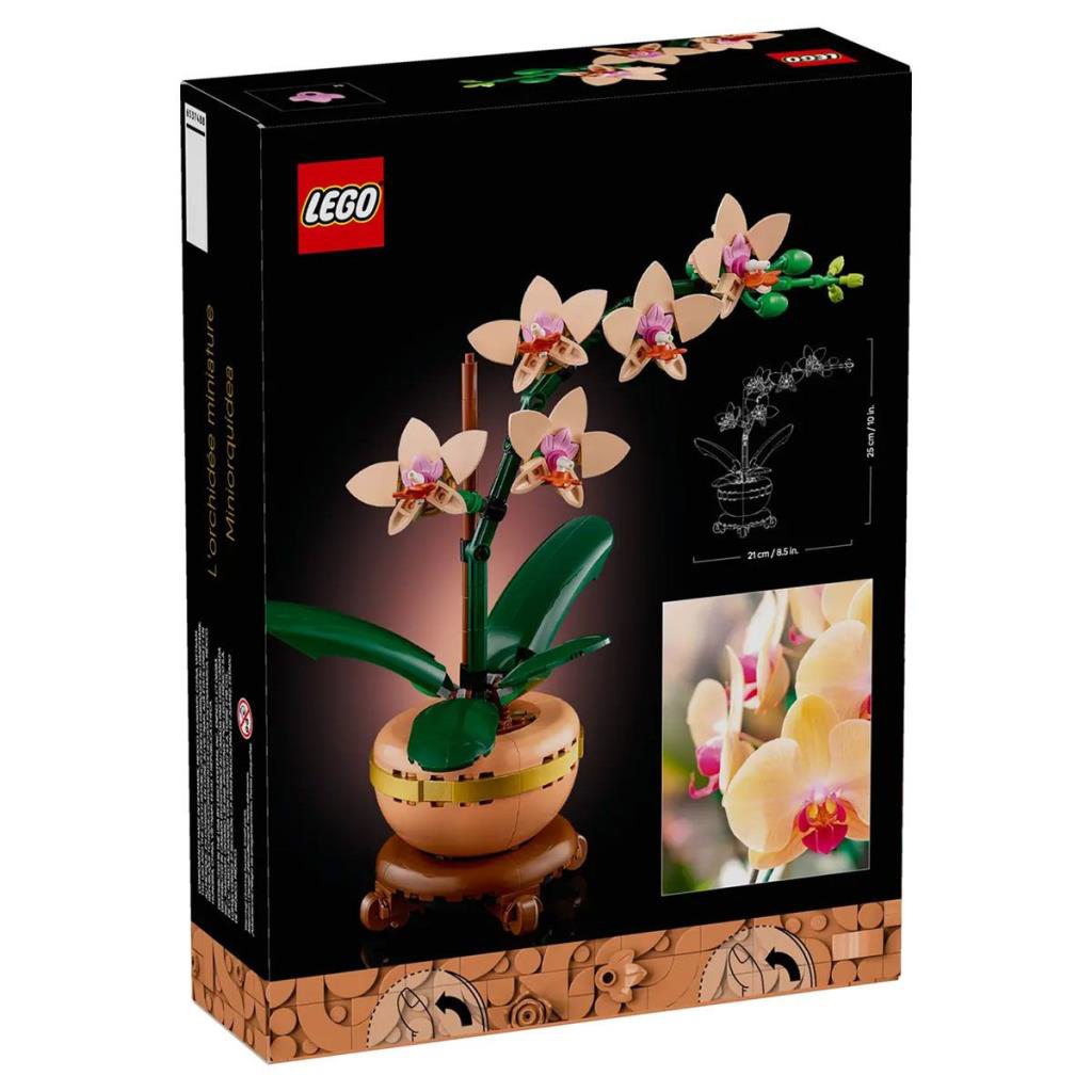 Nessiworld 10343 Lego iconic Botanicals Mini Orkide 274 parça +18