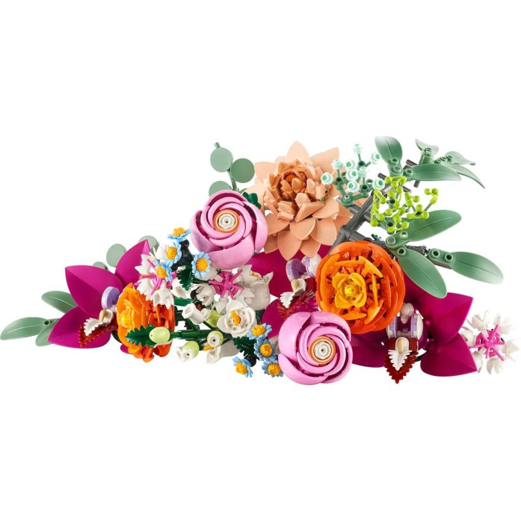 Nessiworld 10342 Lego iconic Botanicals Pembe Çiçek Buketi 749 pa