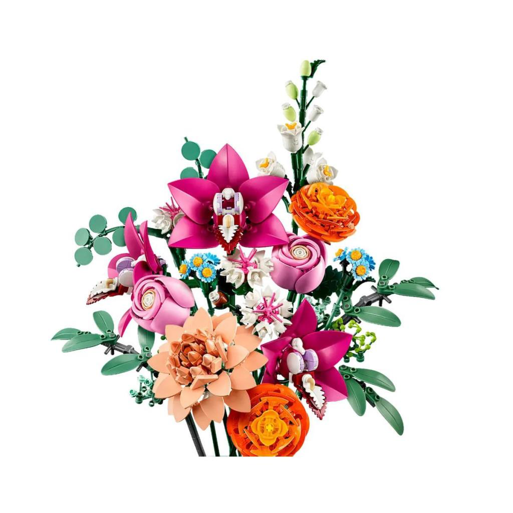 Nessiworld 10342 Lego iconic Botanicals Pembe Çiçek Buketi 749 pa