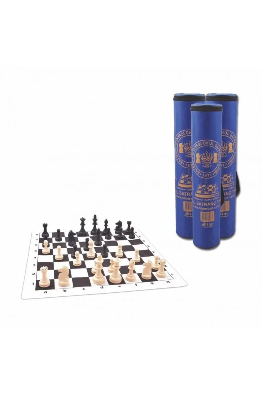 Nessiworld 1050651 Okul Satranç Takımı-Bez Çantalı ,Starokey