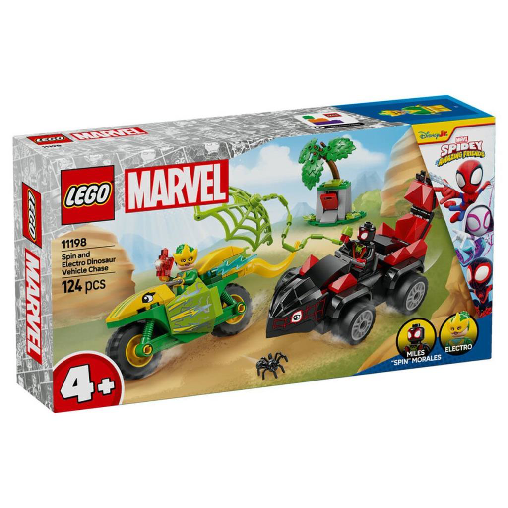 Nessiworld 11198 Lego Marvel Spidey - Spin ve Electro Dinozor Ara