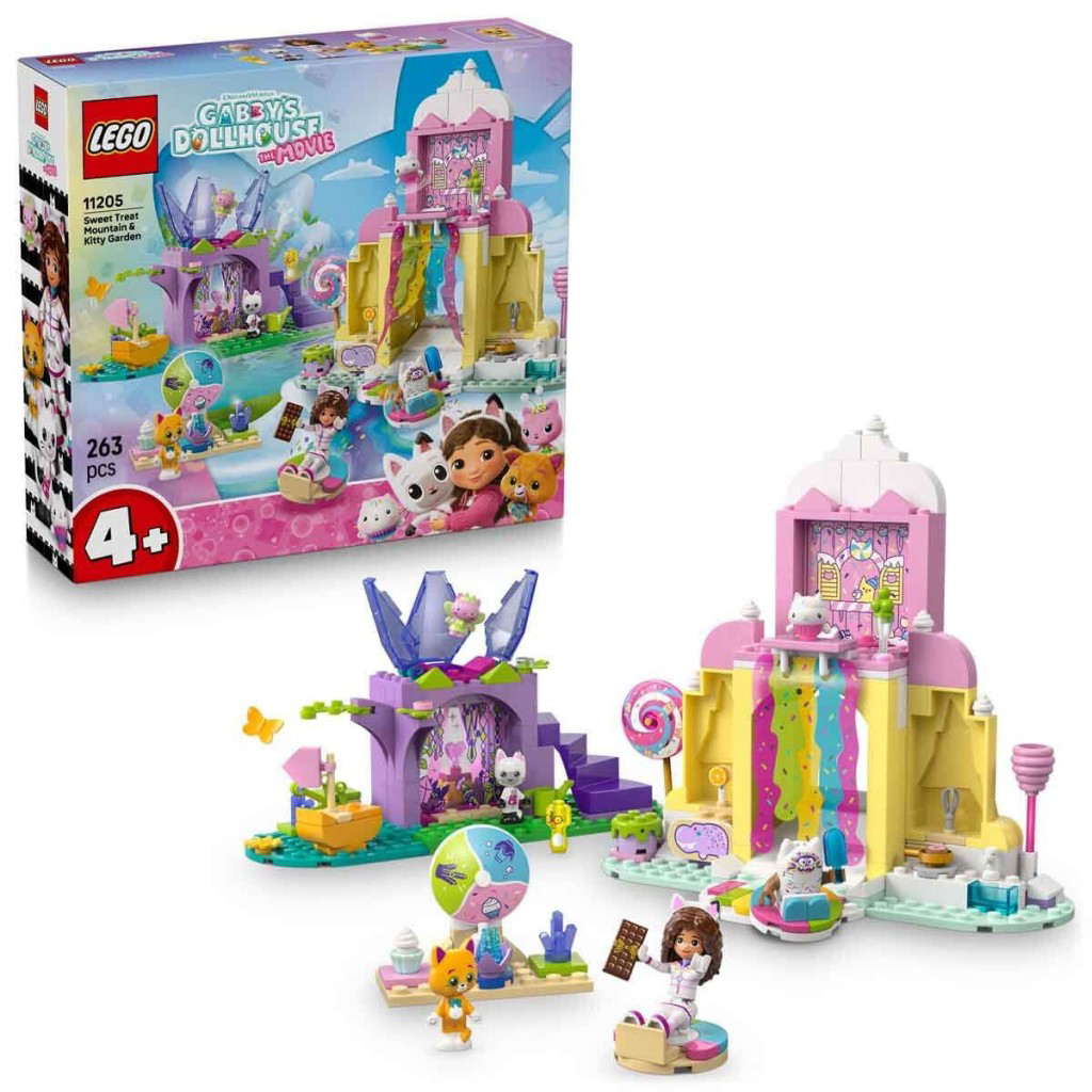 Nessiworld 11205 Lego Gabbys Dollhouse Şekerleme Dağı ve Kedi Bah