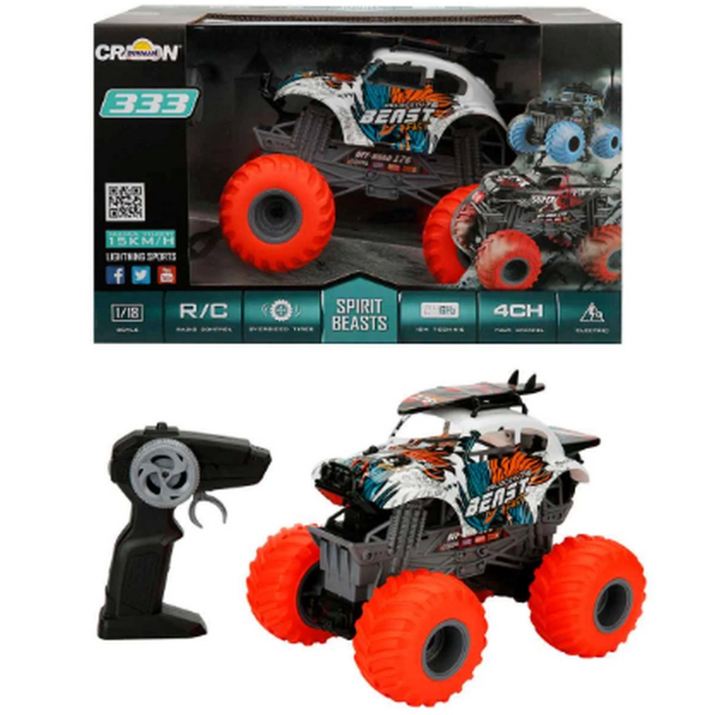 Nessiworld 1:18 Uzaktan Kumandalı Spirit Beasts Beetle USB Şarjlı Nessiworld 1:18 Uzaktan Kumandalı Spirit Beasts Beetle USB Şarjlı