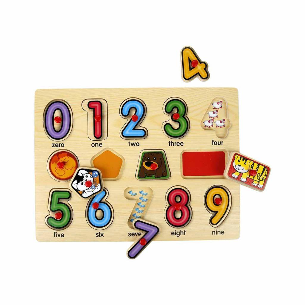 Nessiworld 130444 Ahşap Raptiyeli Puzzle Saat