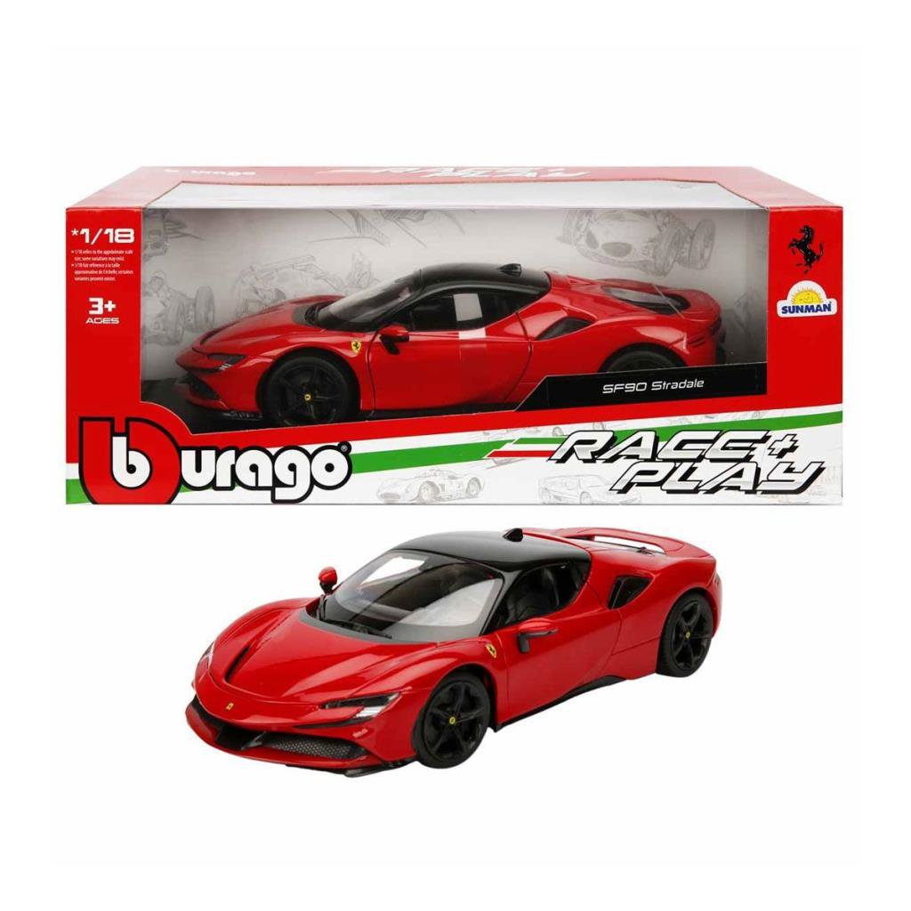 Nessiworld 16015 1:18 Ferrari SF90 Stradale Model Araba -Sunman Nessiworld 16015 1:18 Ferrari SF90 Stradale Model Araba -Sunman