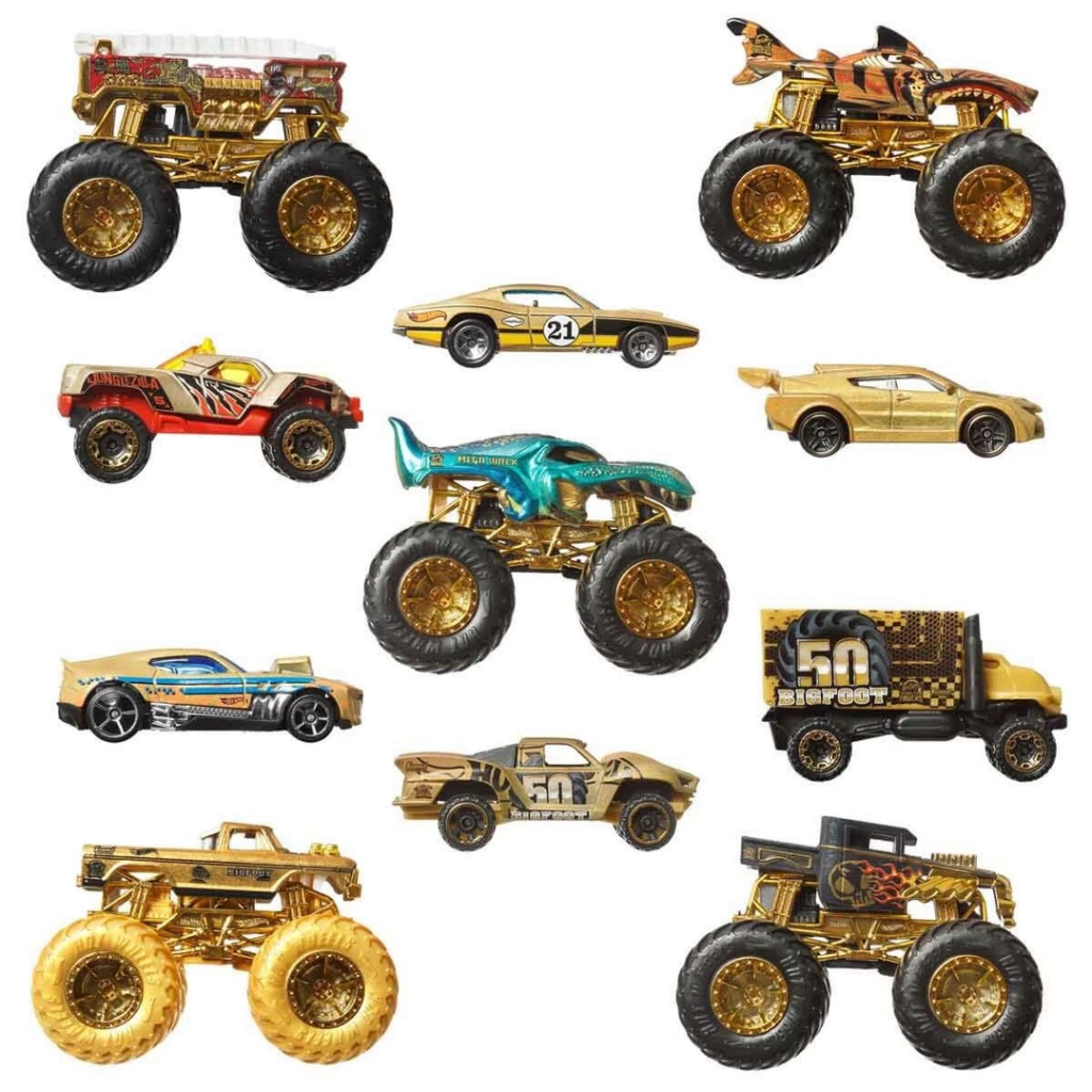 Nessiworld 1:64 Hot Wheels Monster Trucks Bigfoot Trophy Şampiyon Nessiworld 1:64 Hot Wheels Monster Trucks Bigfoot Trophy Şampiyon