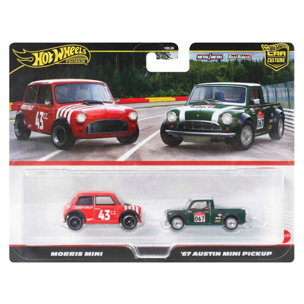 Nessiworld 1:64 Hot Wheels Premium Car Culture 2'li Morris Mini V
