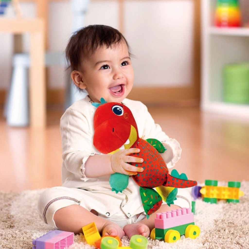 Nessiworld 17847 Baby Clementoni - Trex Dinozor Peluş Oyuncak