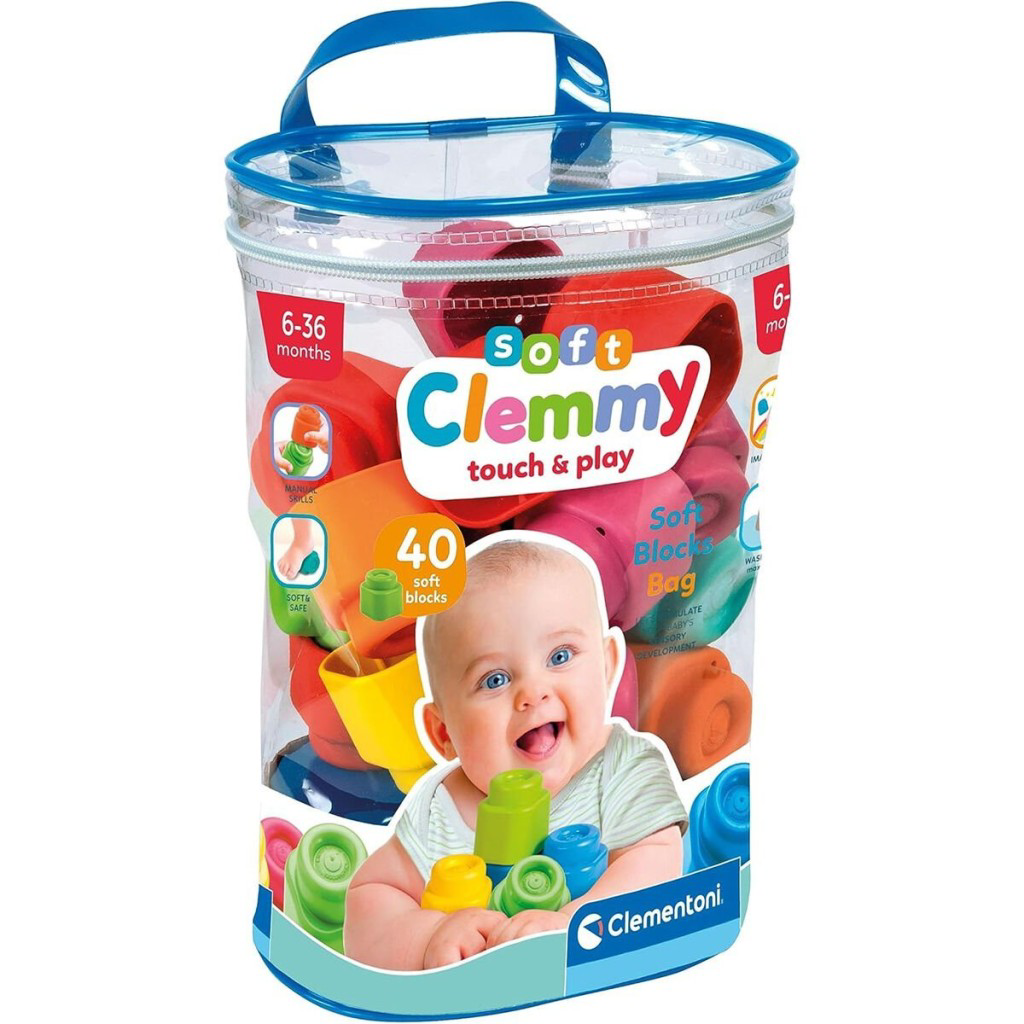 Nessiworld 17878 Soft Clemmy - Yumuşak Blok Çantası - 40 parça 6- Nessiworld 17878 Soft Clemmy - Yumuşak Blok Çantası - 40 parça 6-