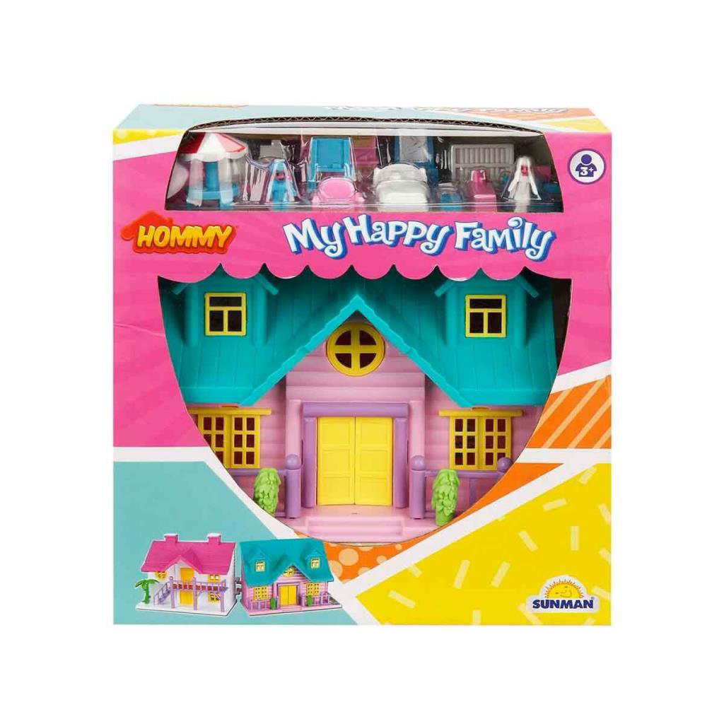 Nessiworld 2080 Happy Family Villa Oyun Seti 18 Parça
