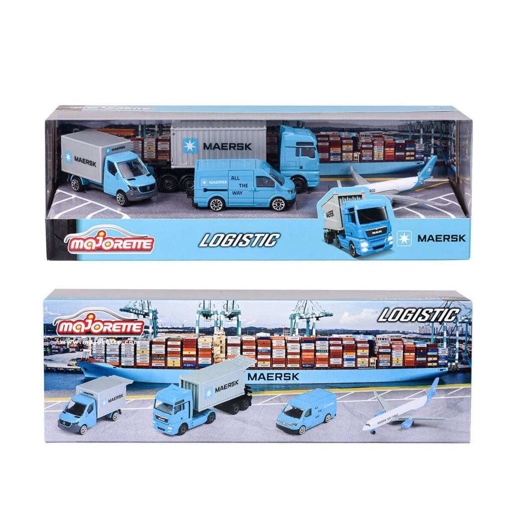 Nessiworld 212057290 Majorette MAERSK Lojistik Arabaları 4 Parça Nessiworld 212057290 Majorette MAERSK Lojistik Arabaları 4 Parça