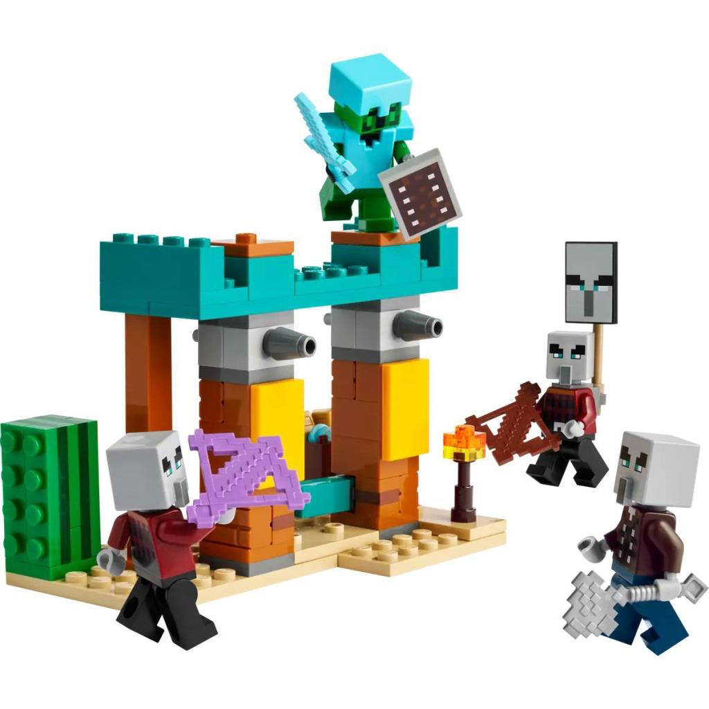 Nessiworld 21267 Lego Minecraft The Illager Çöl Devriyesi 105 par