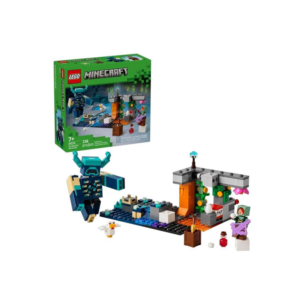Nessiworld 21274 Lego Minecraft Warden Mücadelesi 238 parça +7 ya