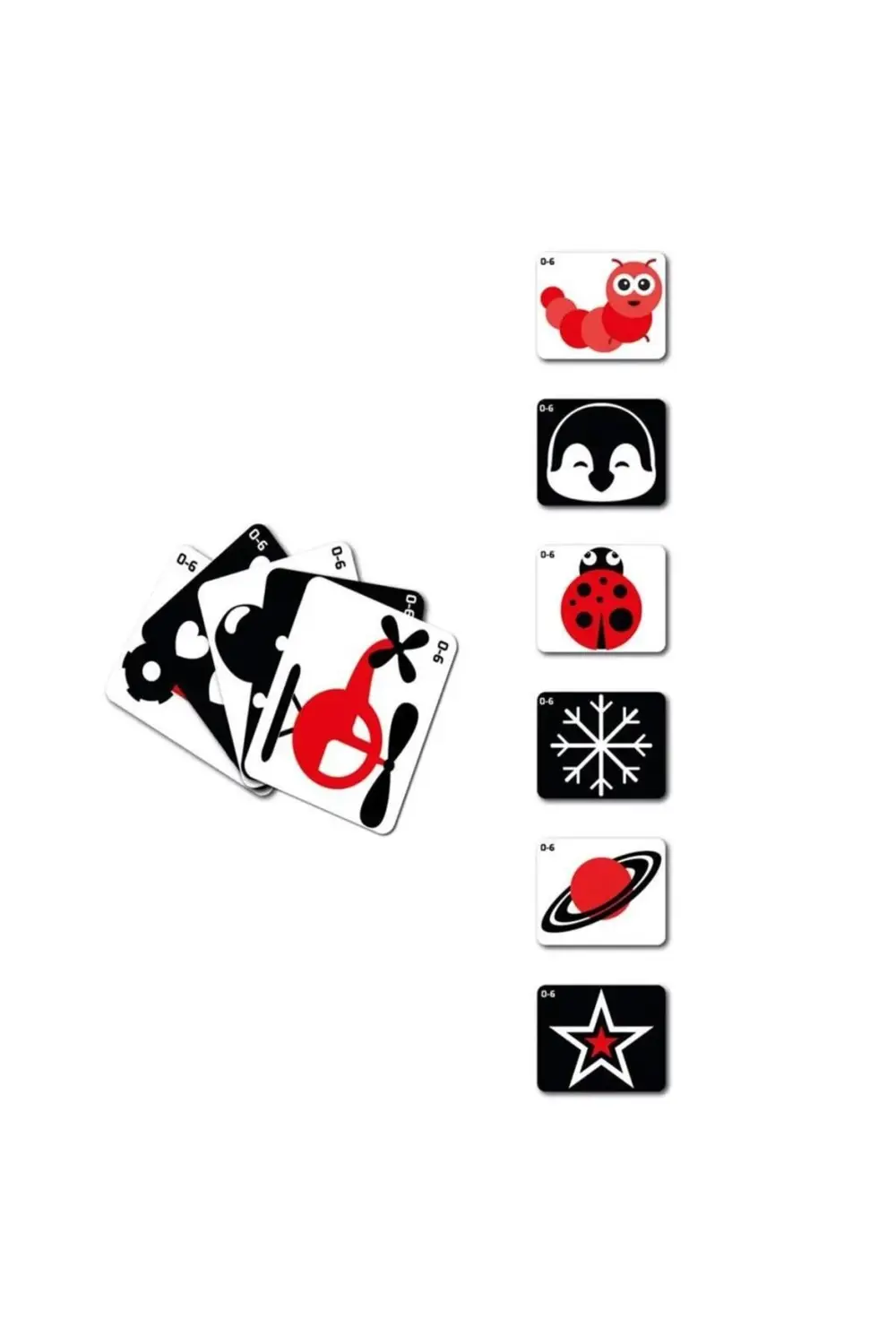 NessiWorld 2199 Eğitici Kartlar 0-6 Ay Zeka Kartları