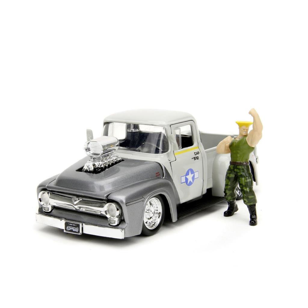 Nessiworld 253255057 Jada Street Fighter 1956 Ford Pickup 1:24 Nessiworld 253255057 Jada Street Fighter 1956 Ford Pickup 1:24