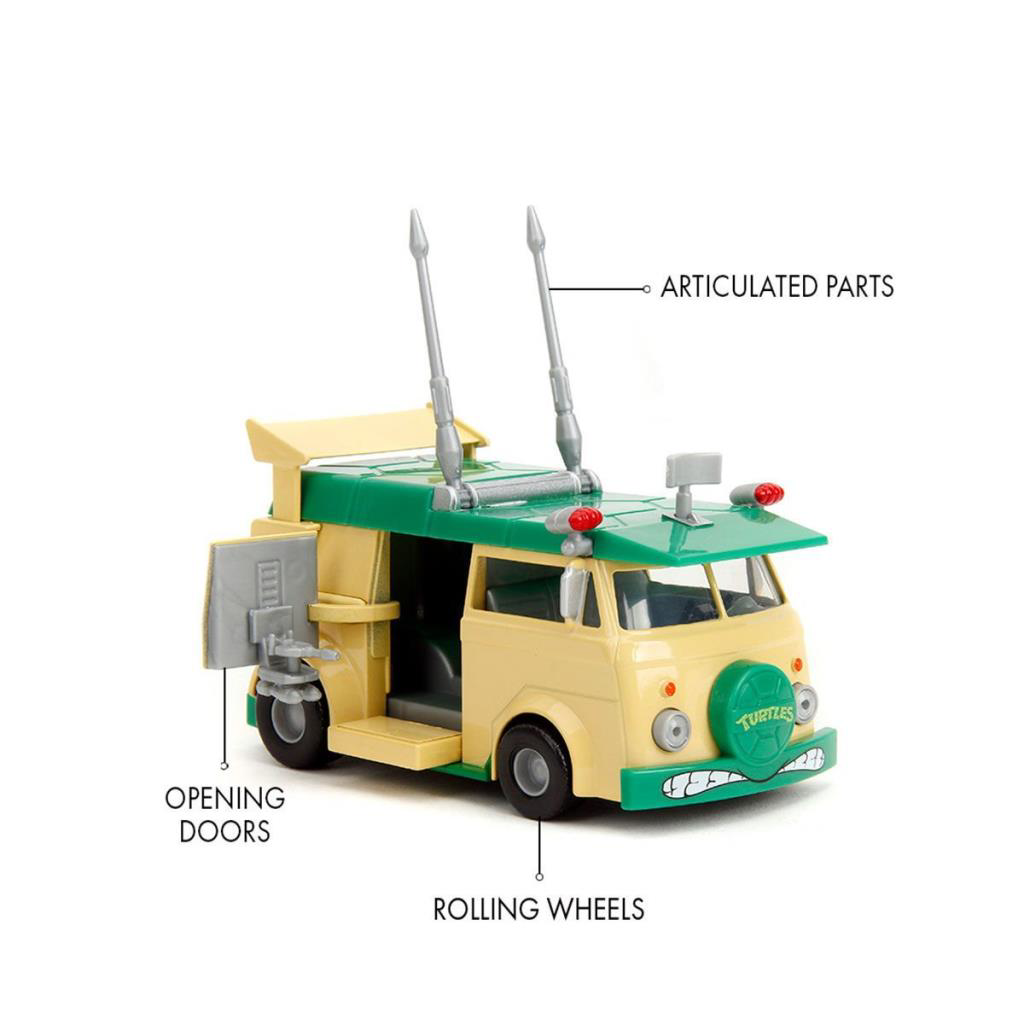 Nessiworld 253282000 Jada Turtles Party Wagon 1:32 Nessiworld 253282000 Jada Turtles Party Wagon 1:32