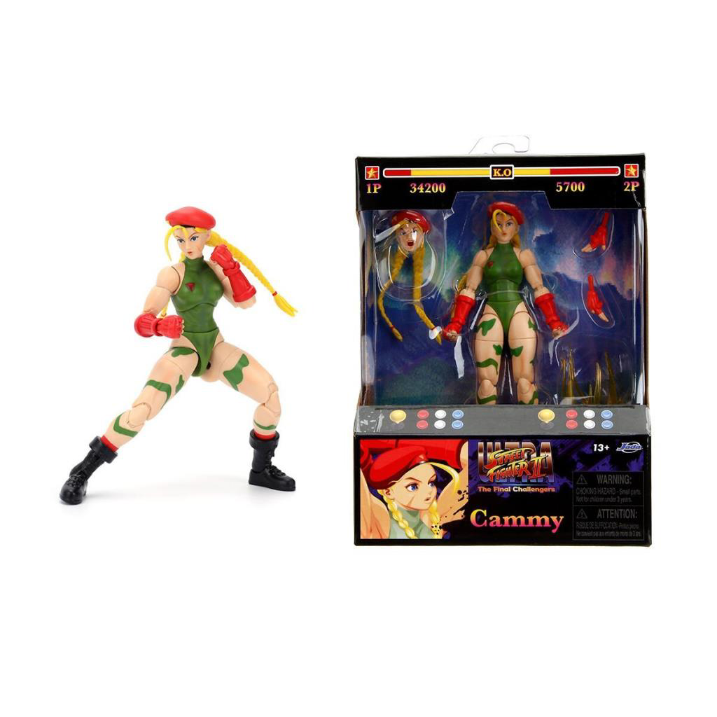Nessiworld 253252033 Jada Street Fighter II Cammy 6 Figure Nessiworld 253252033 Jada Street Fighter II Cammy 6 Figure