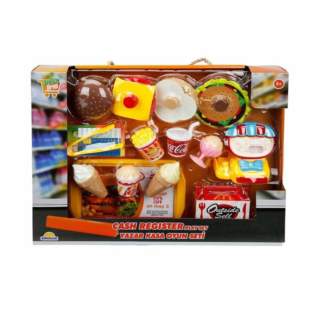 Nessiworld 2570 Mini Yazar Kasalı Alışveriş Seti -Sunman Nessiworld 2570 Mini Yazar Kasalı Alışveriş Seti -Sunman