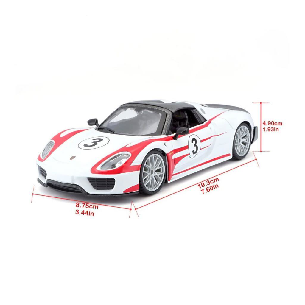 Nessiworld 28009 Burago Porsche 918 Spyder 1:24 Model Araba -Sunm Nessiworld 28009 Burago Porsche 918 Spyder 1:24 Model Araba -Sunm