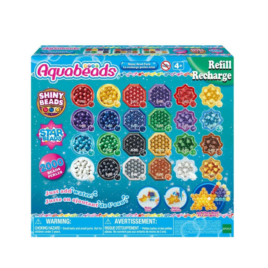 Nessiworld 31995 AquaBeads Parlak Boncuk Paketi (yedek paket) 200