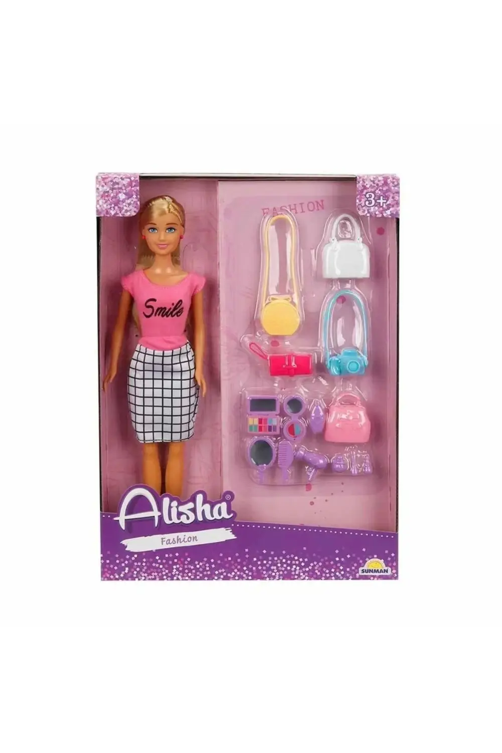 Nessiworld 3392 Alisha Fashion Aksesuar Set 29 cm -Sunman