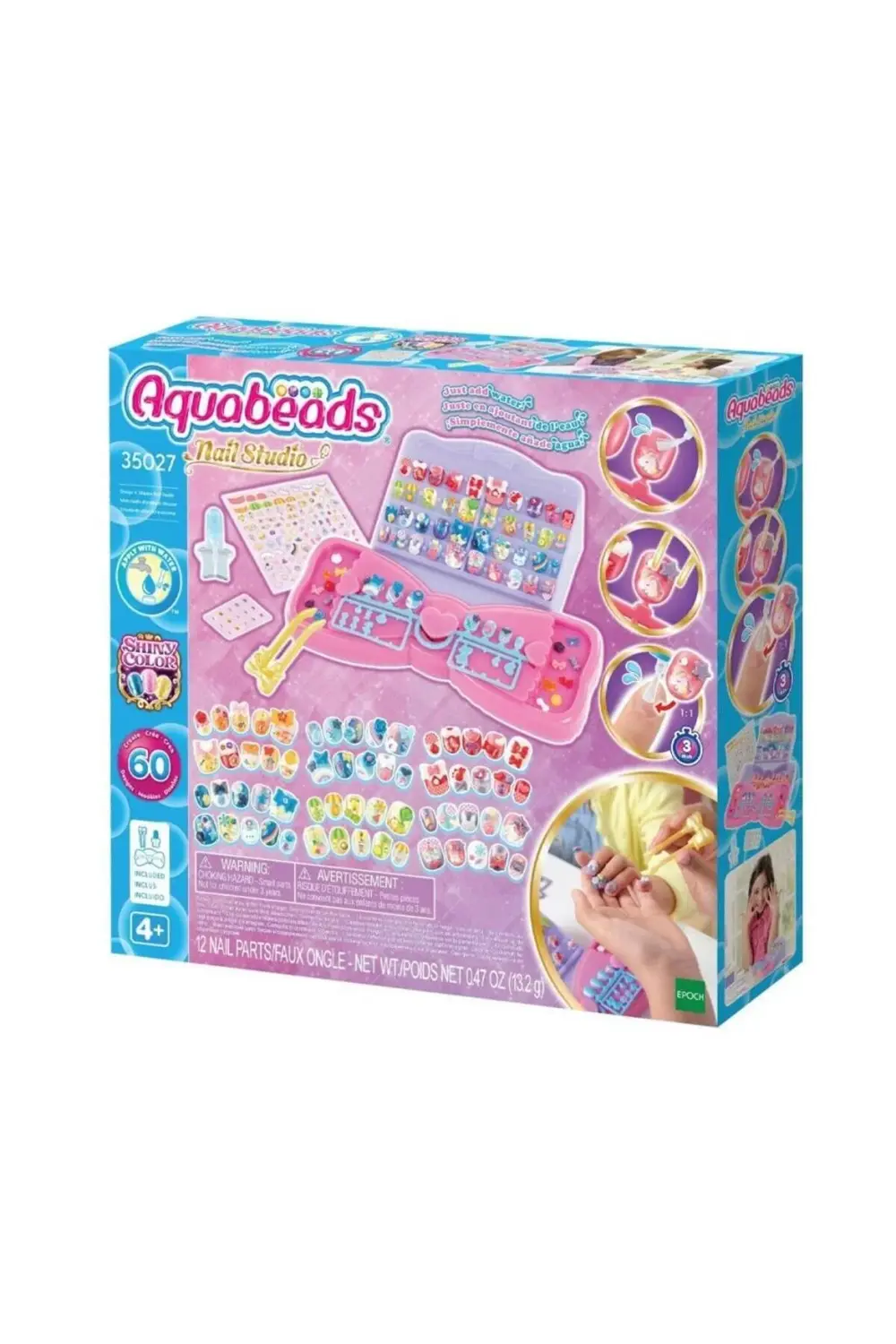 Nessiworld 35027 AquaBeads Tasarla ve Sergile Tırnak Atölyesi +4