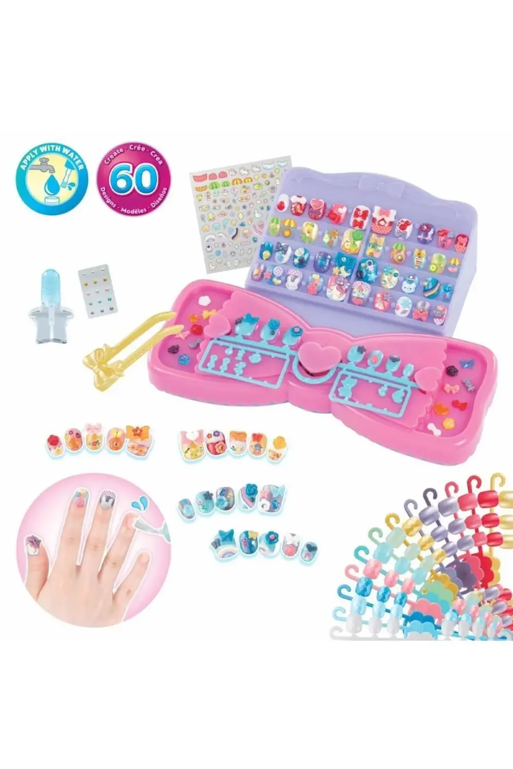 Nessiworld 35027 AquaBeads Tasarla ve Sergile Tırnak Atölyesi +4