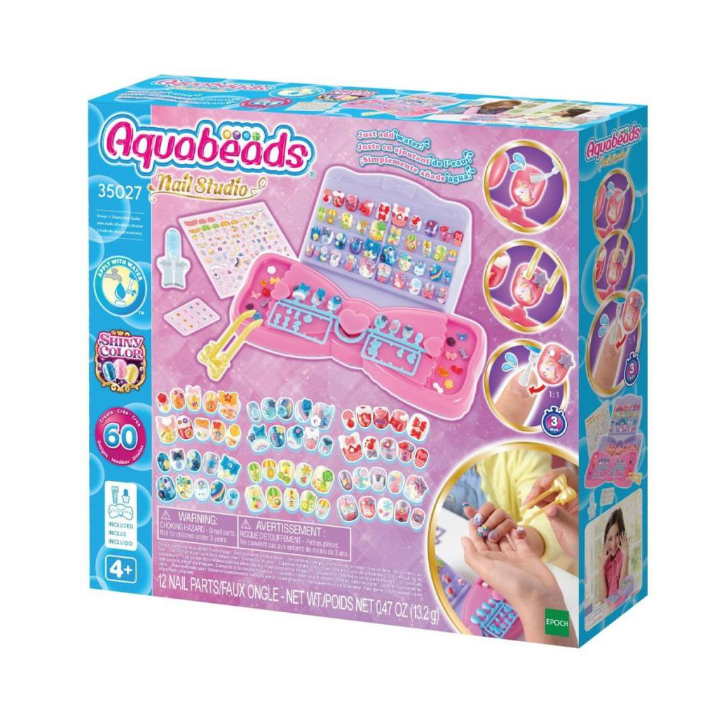 Nessiworld 35027 AquaBeads Tasarla ve Sergile Tırnak Atölyesi +4 