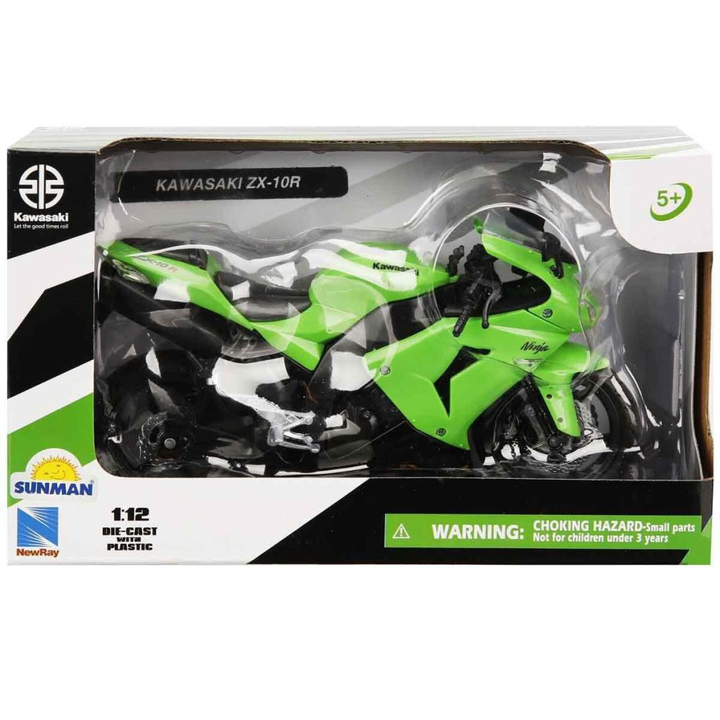 Nessiworld 42447 SUN-Kawasakı ZX-10R 2006 Yeşil 1:12 Nessiworld 42447 SUN-Kawasakı ZX-10R 2006 Yeşil 1:12