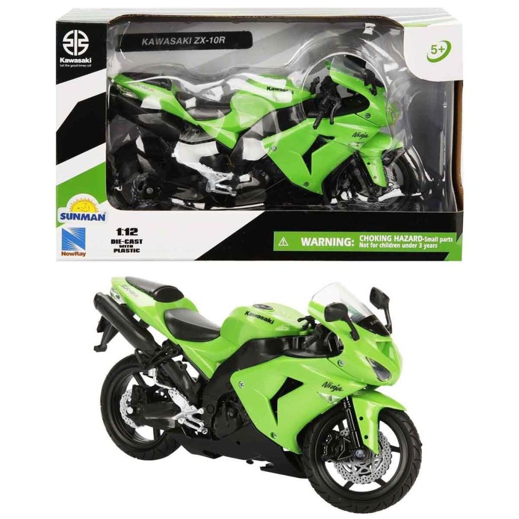 Nessiworld 42447 SUN-Kawasakı ZX-10R 2006 Yeşil 1:12 Nessiworld 42447 SUN-Kawasakı ZX-10R 2006 Yeşil 1:12
