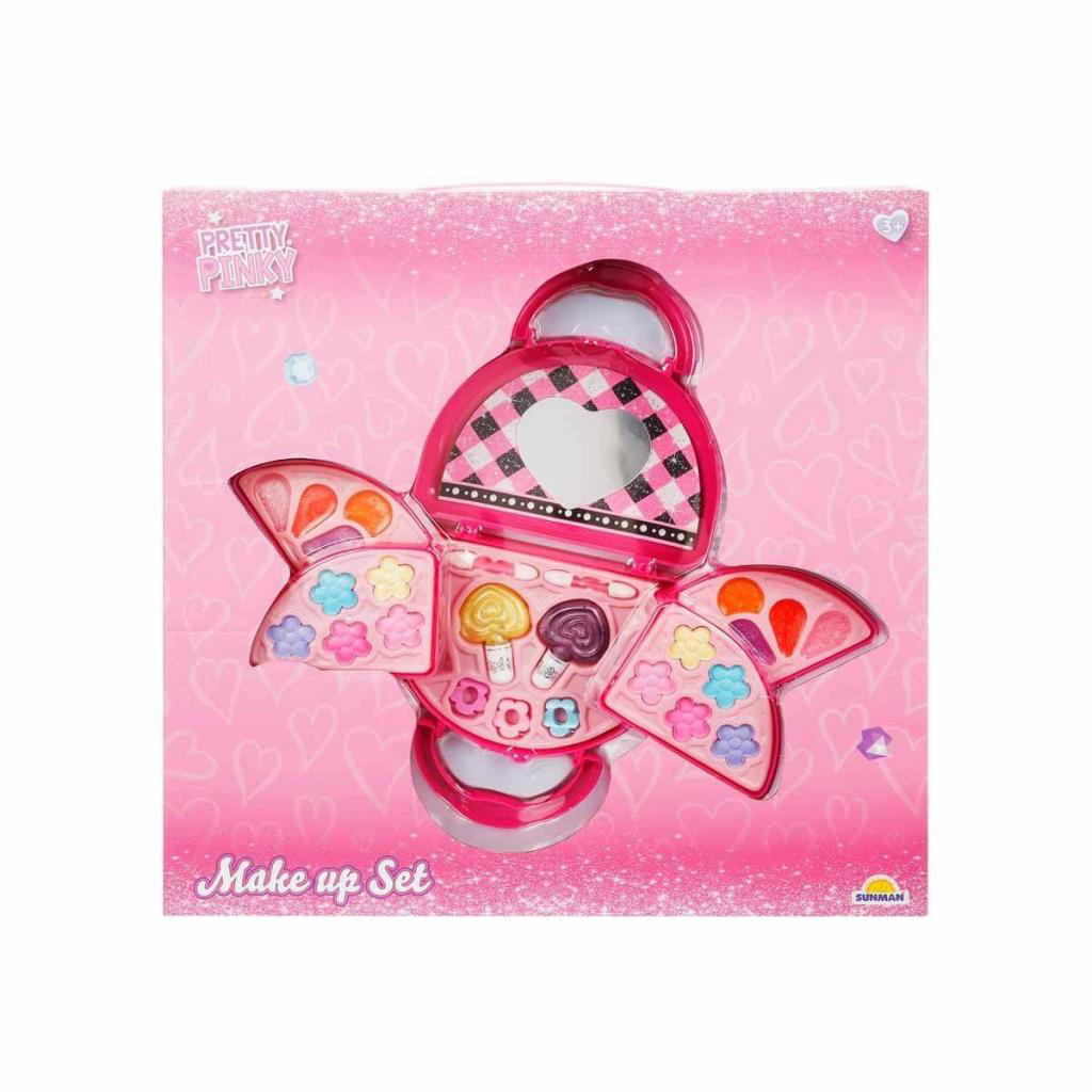 Nessiworld 4278 Pretty Pinky 3 Katlı Pembe Çantalı Makyaj Seti -S Nessiworld 4278 Pretty Pinky 3 Katlı Pembe Çantalı Makyaj Seti -S