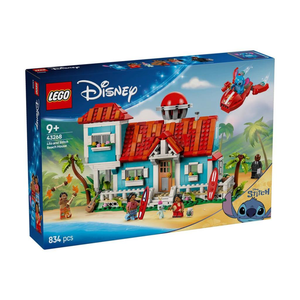 Nessiworld 43268 Lego Disney Lilo ve Stiç Plaj Evi 834 parça +9 y Nessiworld 43268 Lego Disney Lilo ve Stiç Plaj Evi 834 parça +9 y