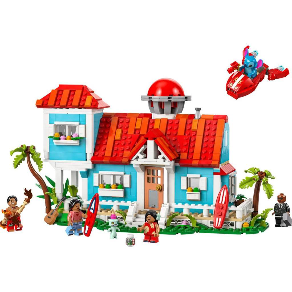 Nessiworld 43268 Lego Disney Lilo ve Stiç Plaj Evi 834 parça +9 y Nessiworld 43268 Lego Disney Lilo ve Stiç Plaj Evi 834 parça +9 y