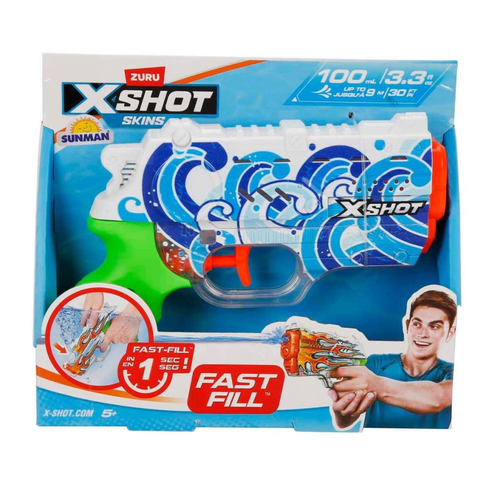 NessiWorld 4582 X-Shot Skins Nano Fast Fill Su Tabancası 19 cm NessiWorld 4582 X-Shot Skins Nano Fast Fill Su Tabancası 19 cm