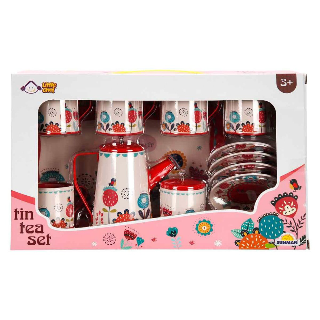 Nessiworld 4939 SUN-YFN-LCH-METAL ÇAY SETİ ÇİÇEK DSN 2A 12PRÇ