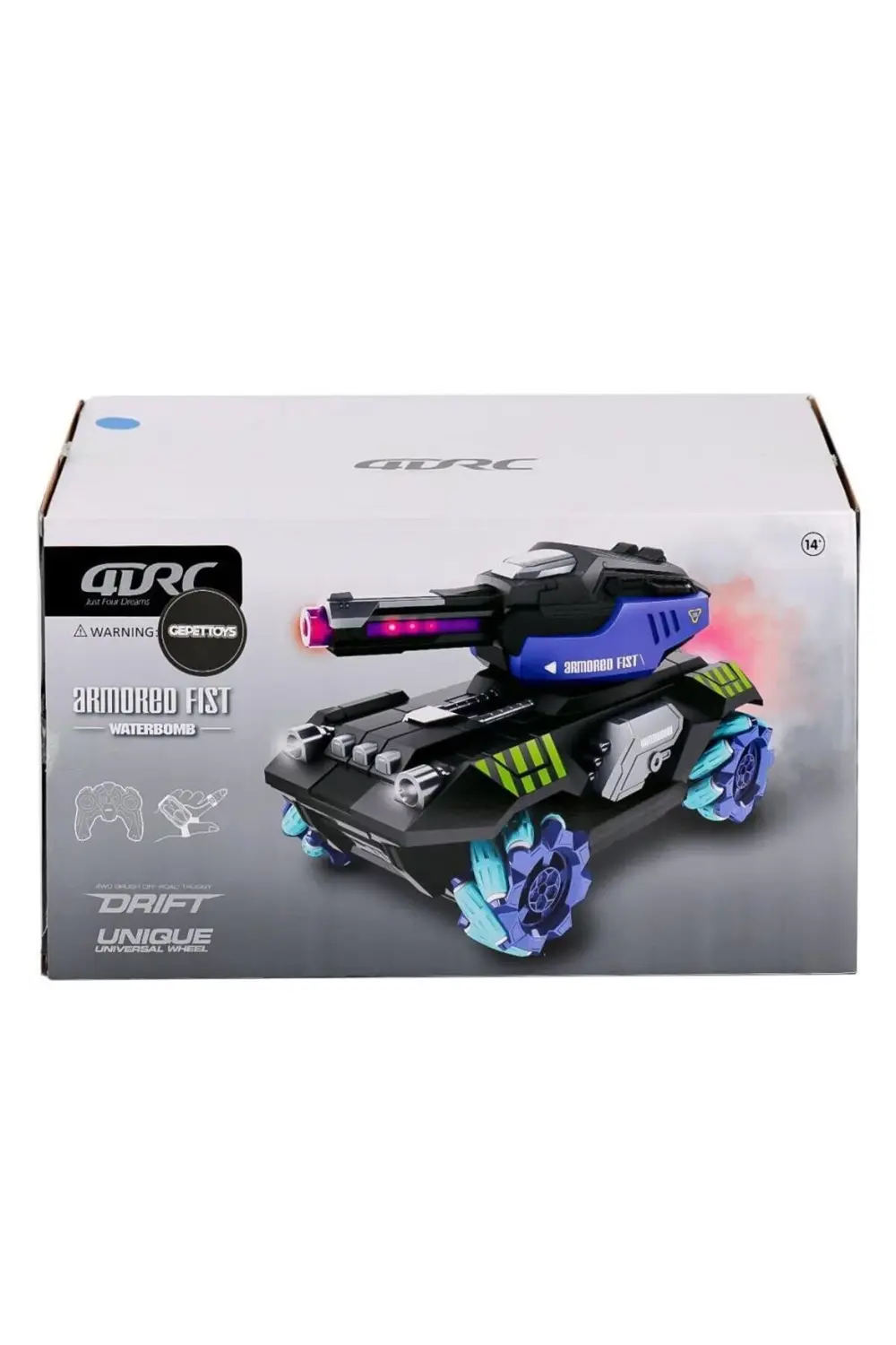 Nessiworld 4D-Y11 Kumandalı Sesli Işıklı Drift Tank