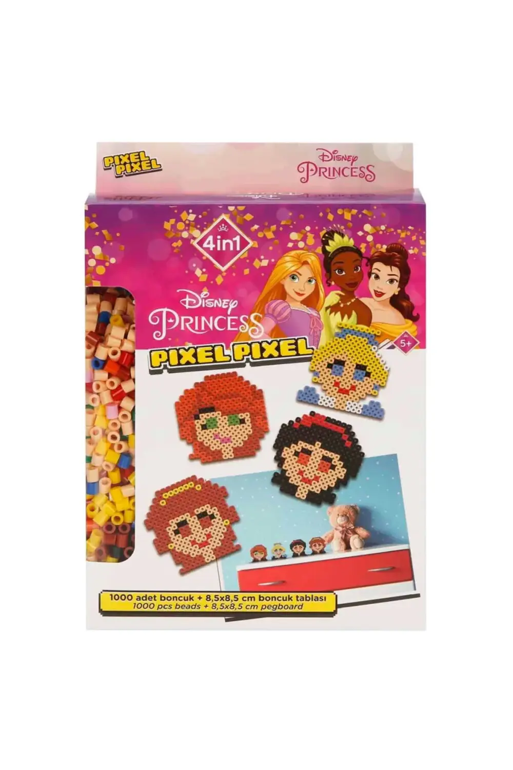 Nessiworld 4in1 Disney Princess Pixel Pixel Boncuk Aktivite ve Oy