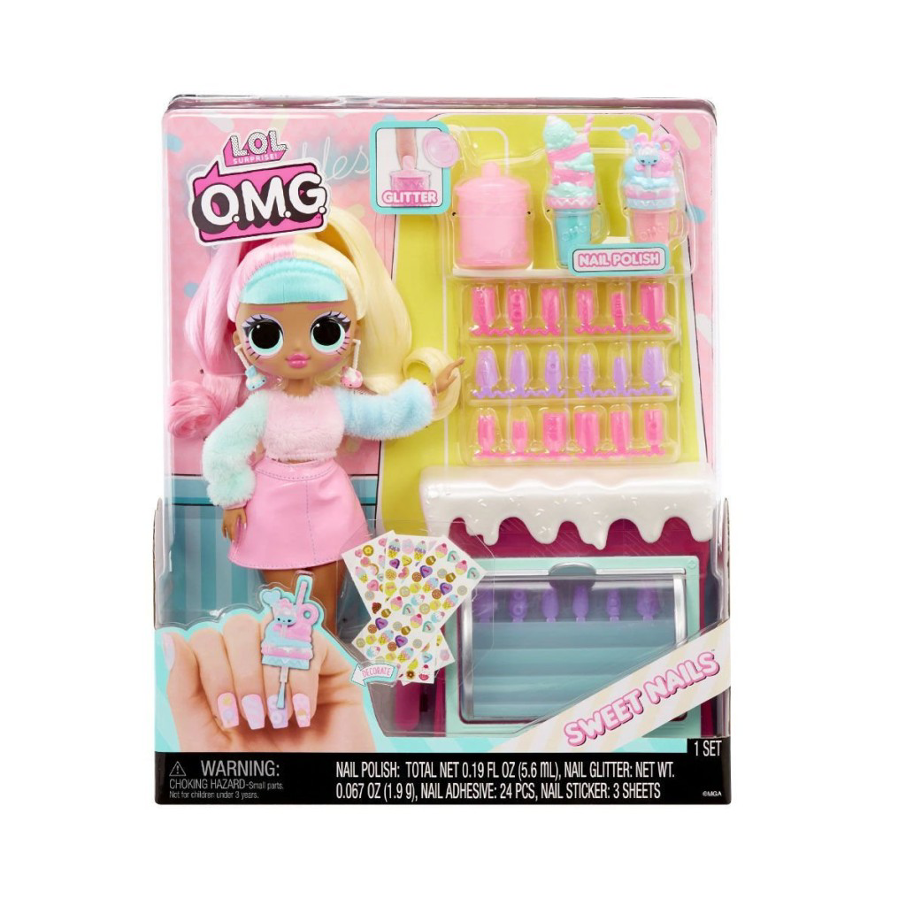 Nessiworld  503781 L.O.L. O.M.G. Sweet Nails Candylicious Sprinkl