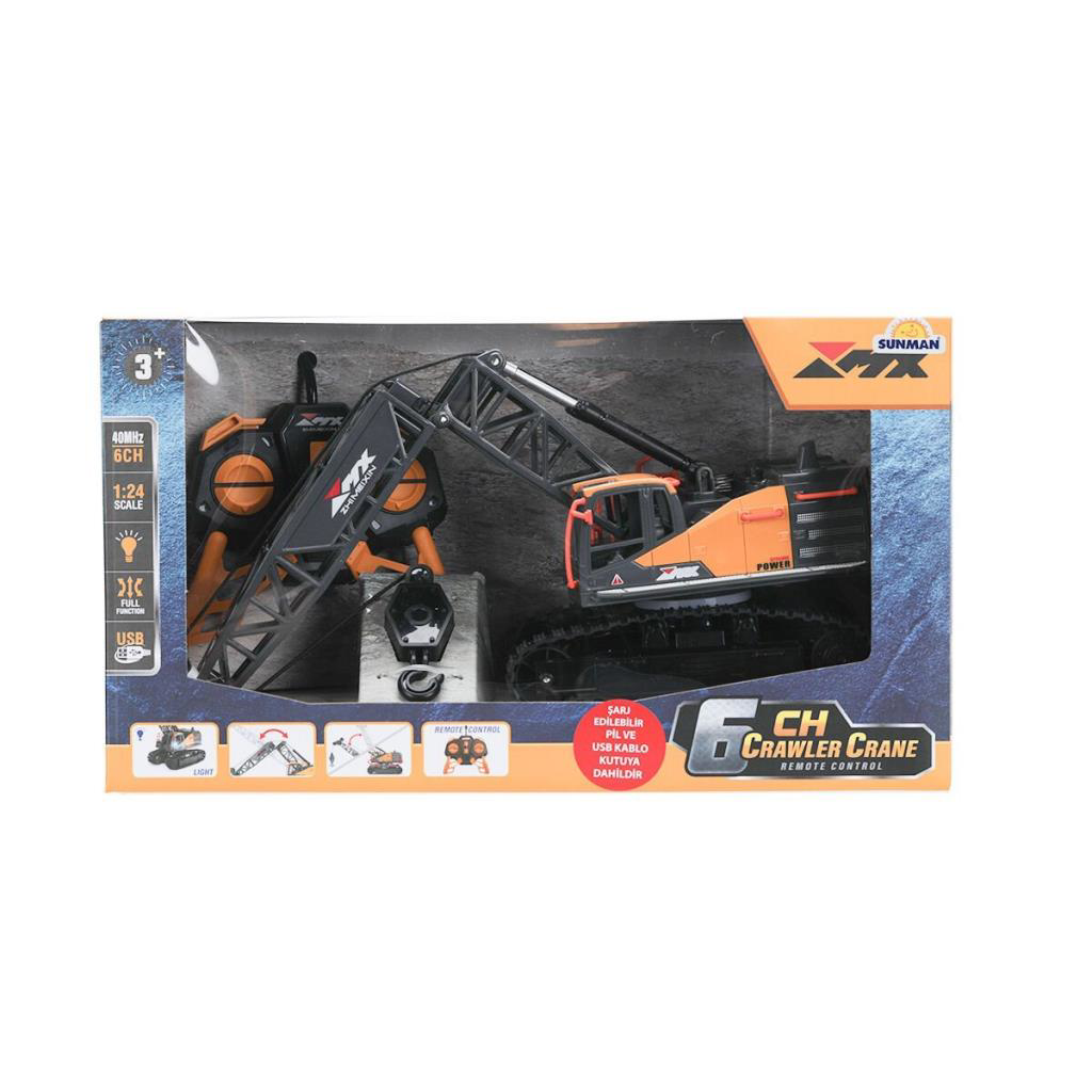 Nessiworld 5086 SUN-İş Makinesi Paletli Vinç   1:24 Buldozer
