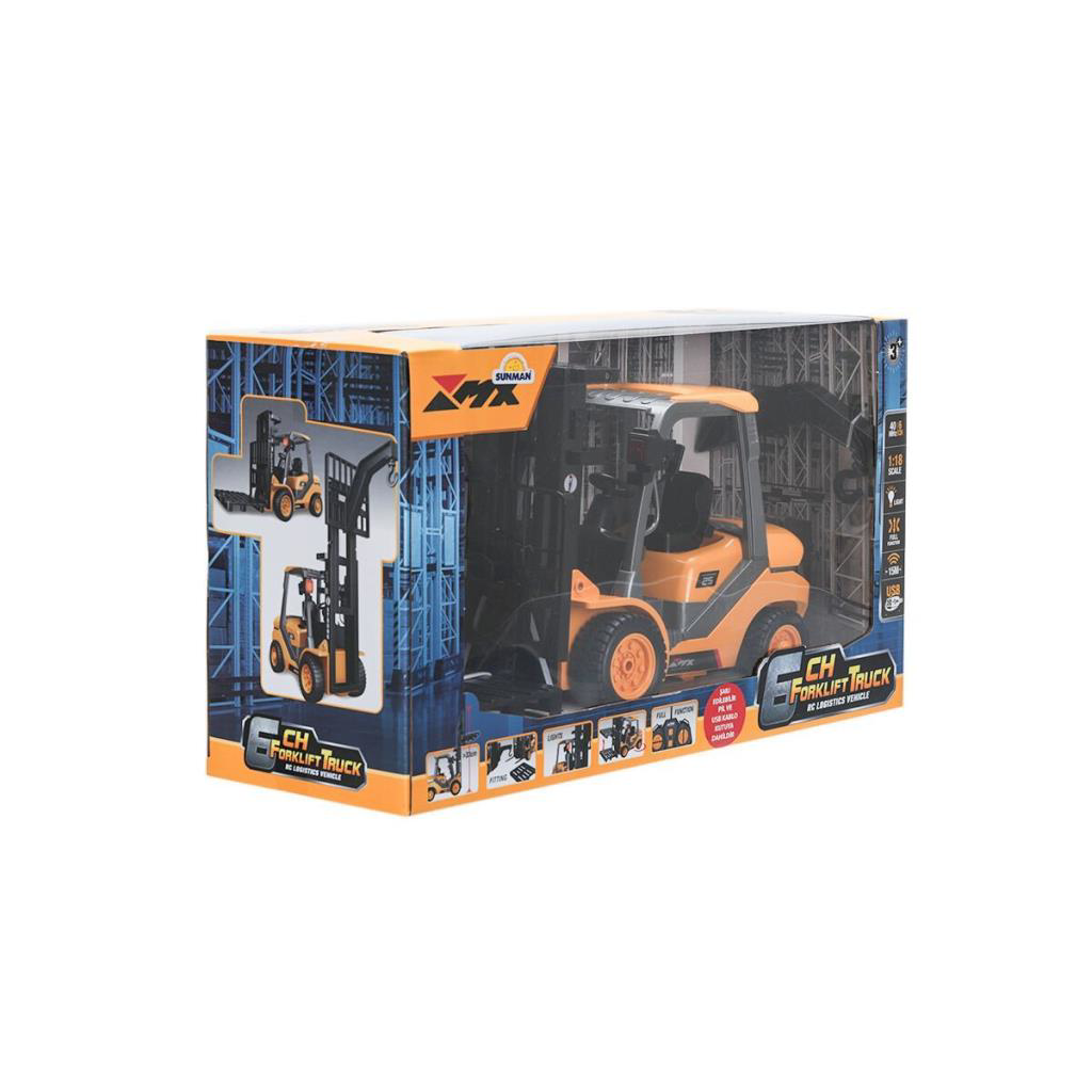 Nessiworld 5087 SUN-RST-RC İŞ MAKİNESİ 1 18 FORKLİFT FF IŞIKLI 6C